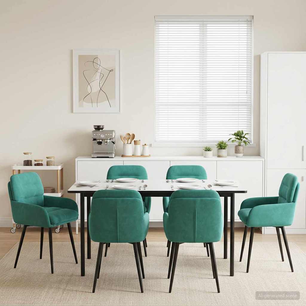 Esszimmerstühle 4 Pcs Samt 59 X 59,5 X 90 Cm