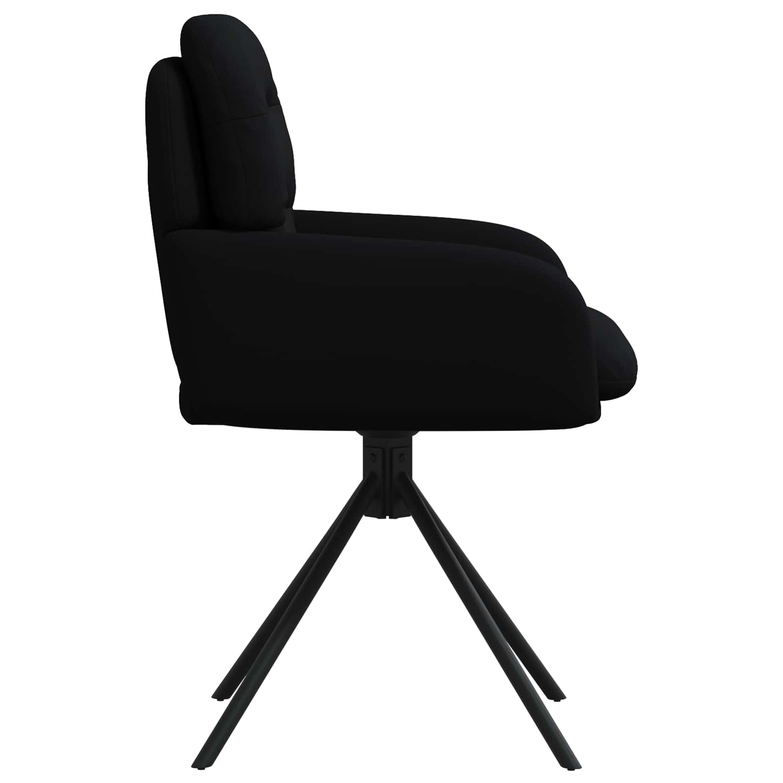 Drehstuhl Esszimmer 4 Pcs Kunstleder 59 X 59,5 X 90 Cm