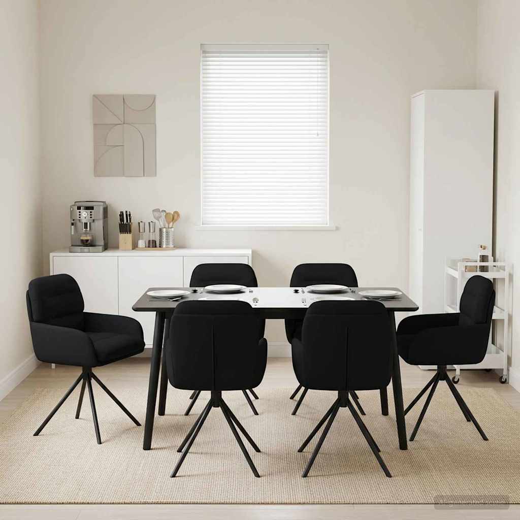 Drehstuhl Esszimmer 4 Pcs Kunstleder 59 X 59,5 X 90 Cm