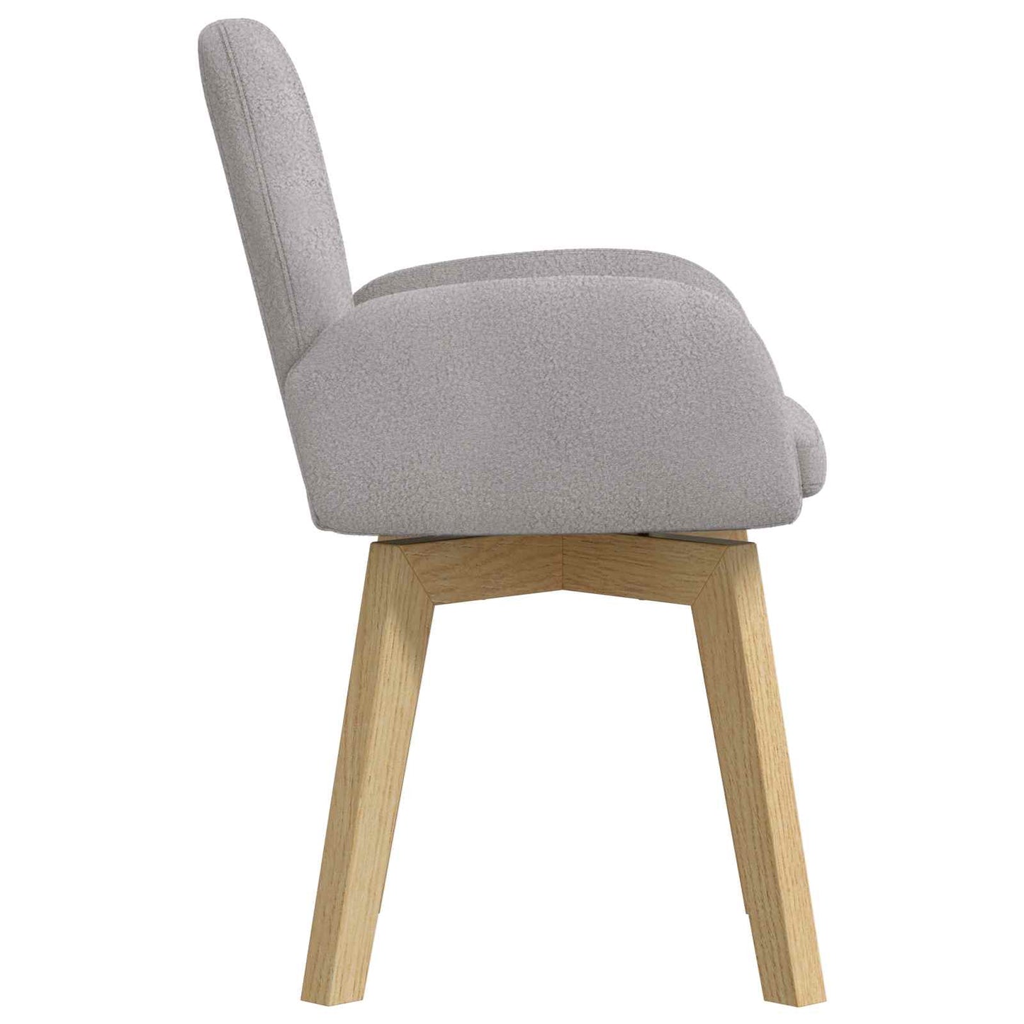 Drehstuhl Esszimmer 4 Pcs Bouclé 54 X 58 X 87 Cm