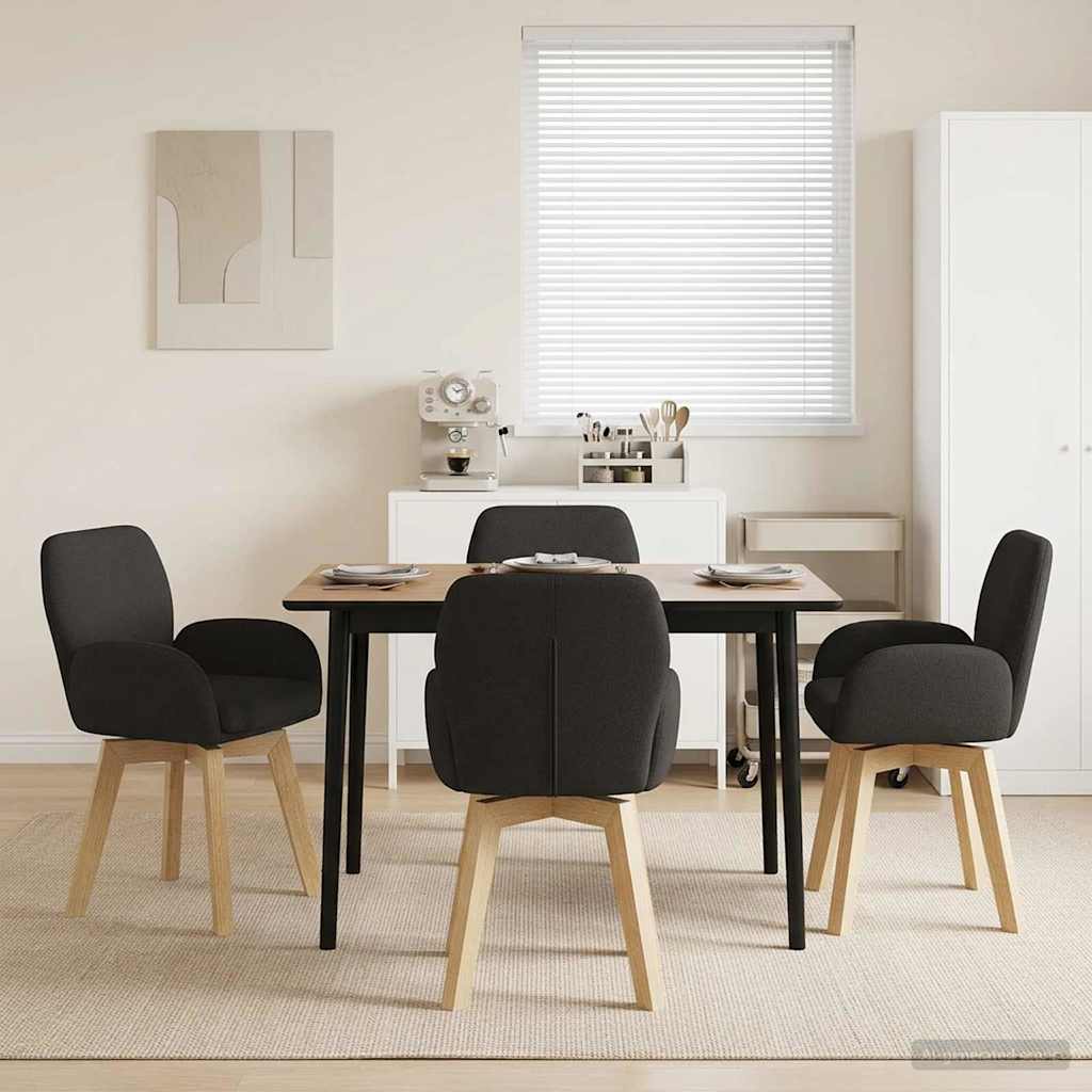 Drehstuhl Esszimmer 4 Pcs Bouclé 54 X 58 X 87 Cm