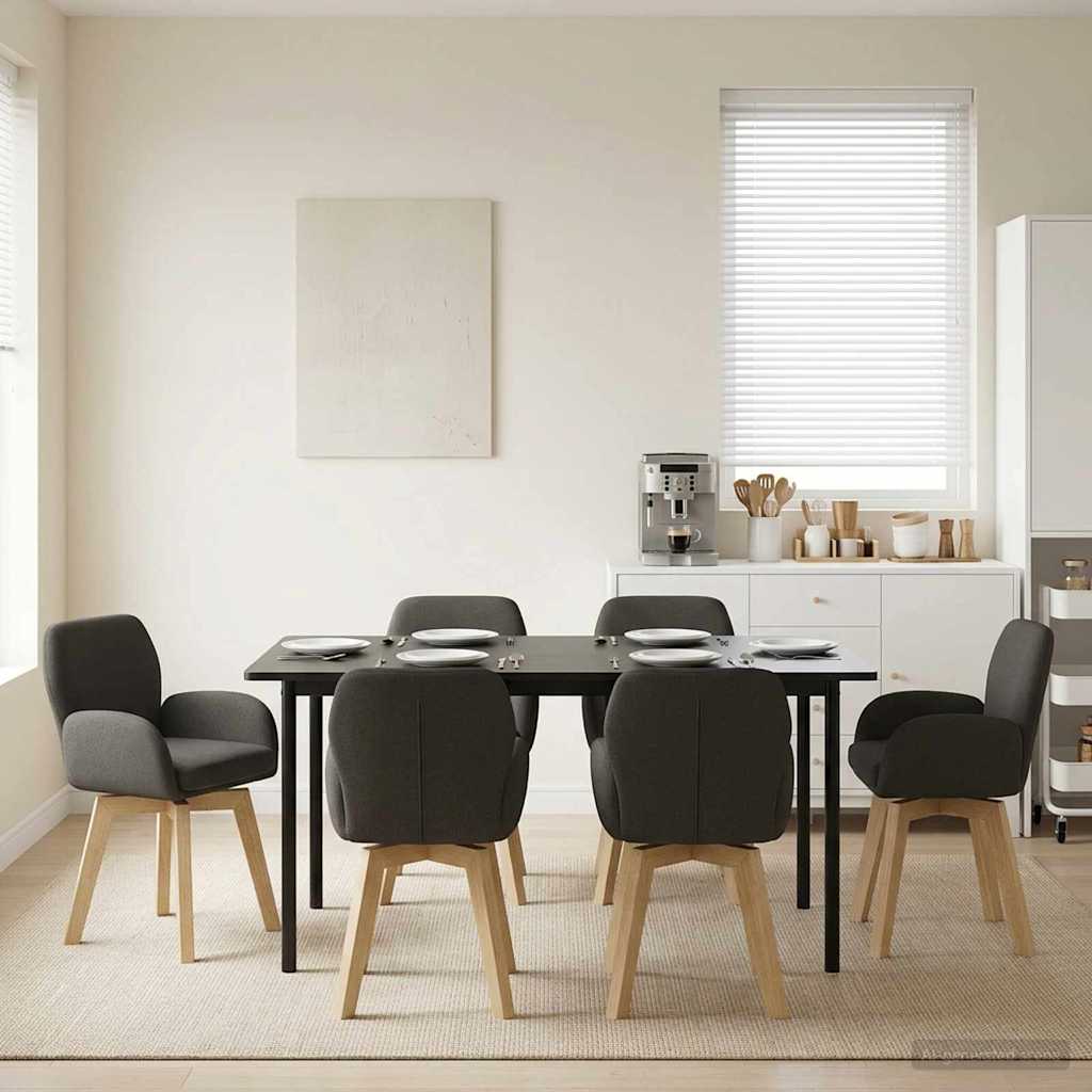Drehstuhl Esszimmer 4 Pcs Bouclé 54 X 58 X 87 Cm