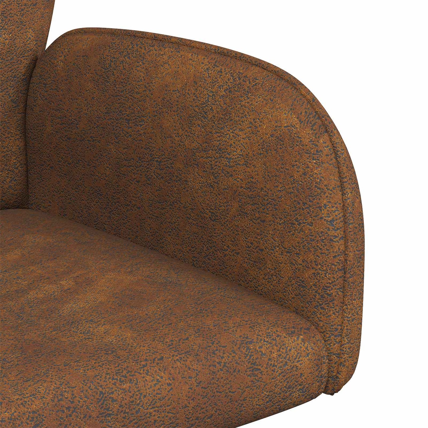 Drehstuhl Esszimmer 4 Pcs Kunstwildleder 54 X 55 X 86 Cm