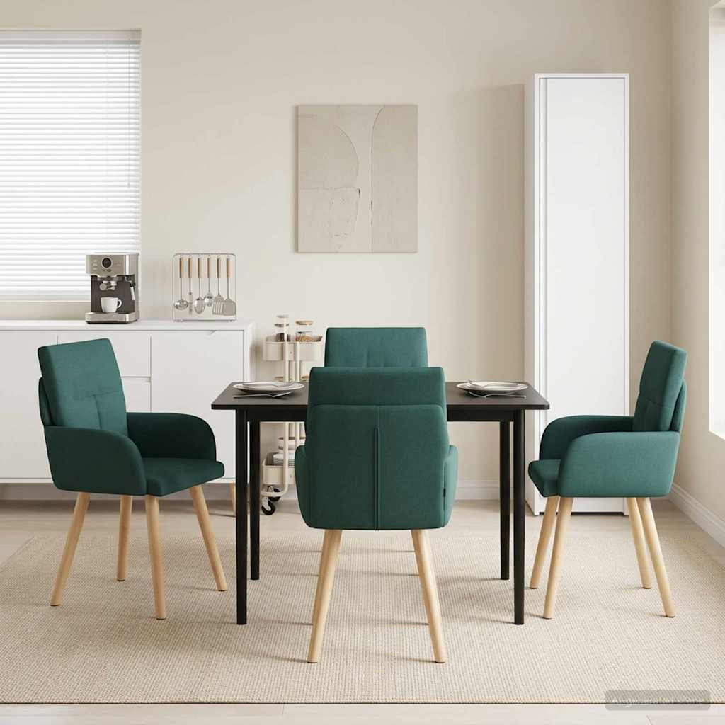 Esszimmerstühle 4 Pcs Stoff 60 X 56 X 96 Cm