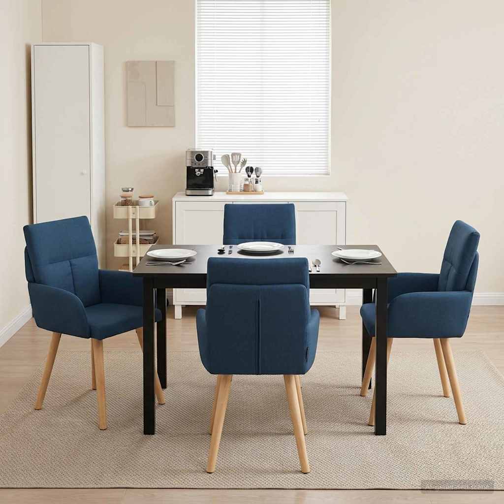 Esszimmerstühle 4 Pcs Stoff 60 X 56 X 96 Cm