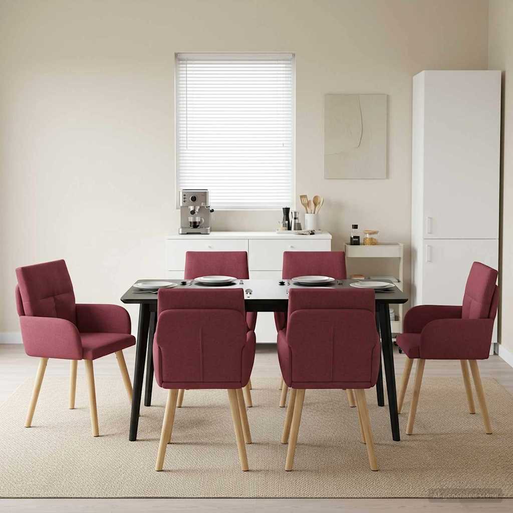 Esszimmerstühle 4 Pcs Stoff 60 X 56 X 96 Cm