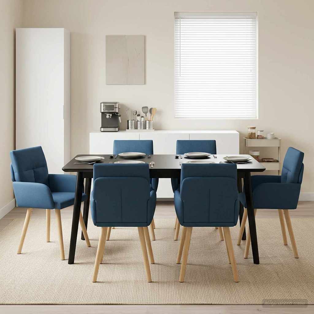 Esszimmerstühle 4 Pcs Stoff 60 X 56 X 96 Cm