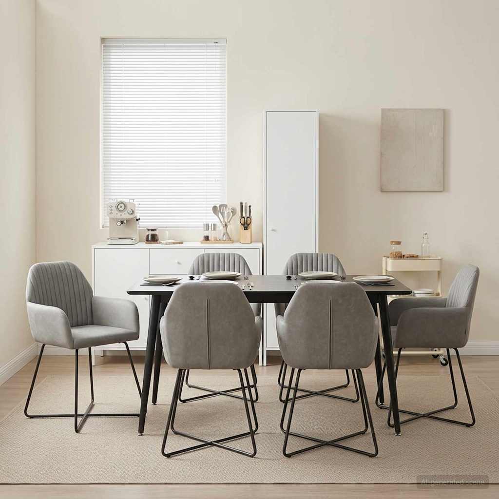 Esszimmerstühle 4 Pcs Samt 55 X 50 X 84 Cm