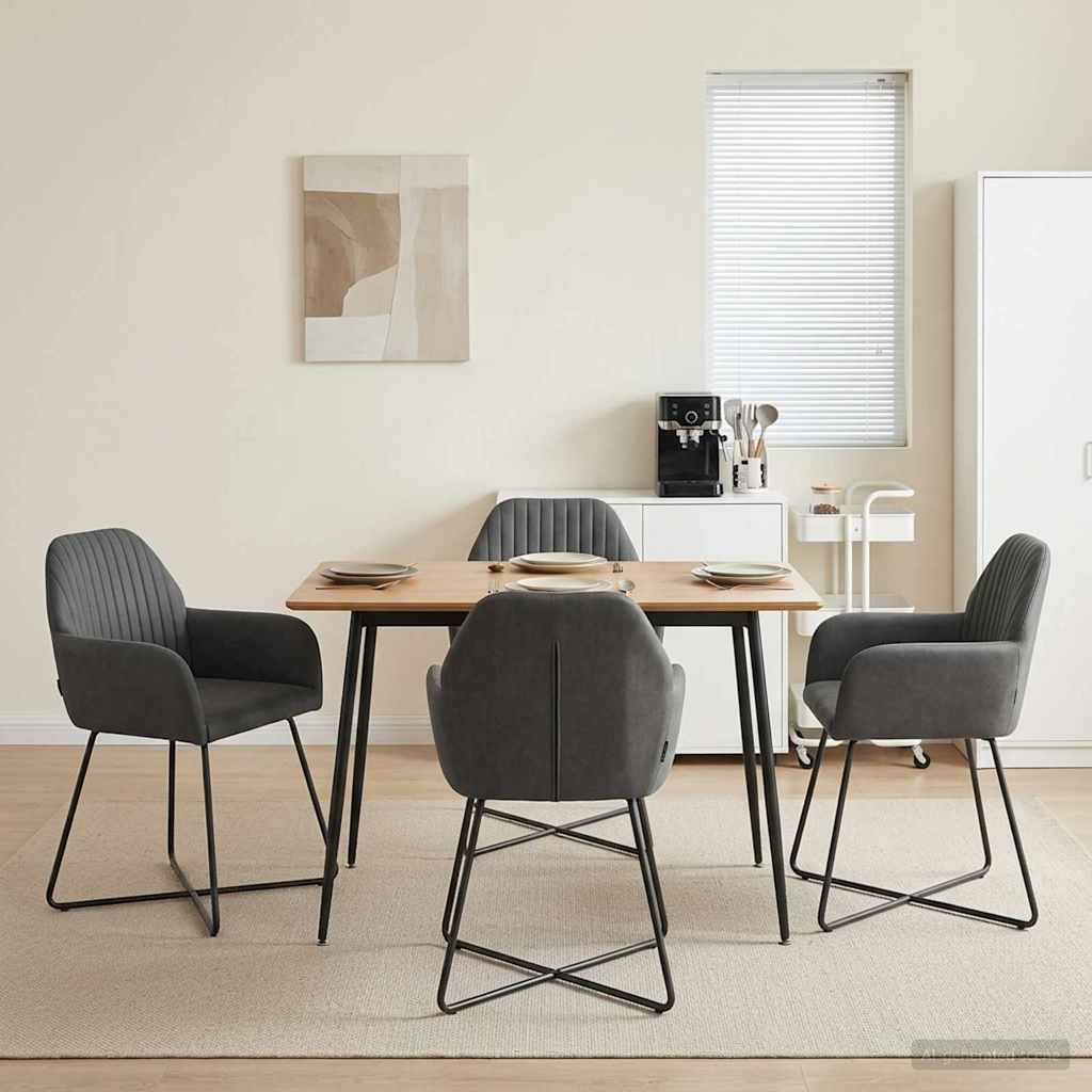 Esszimmerstühle 4 Pcs Samt 55 X 50 X 84 Cm