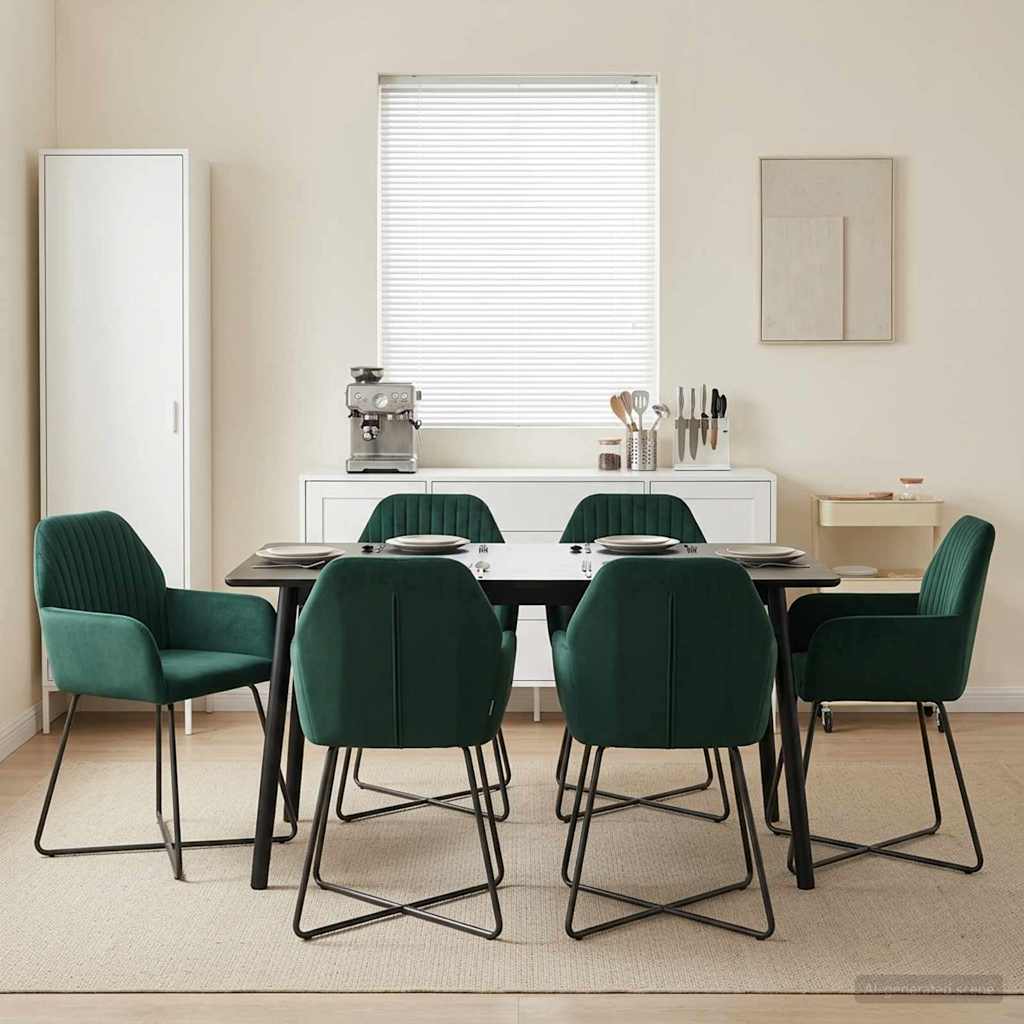 Esszimmerstühle 4 Pcs Samt 55 X 50 X 84 Cm
