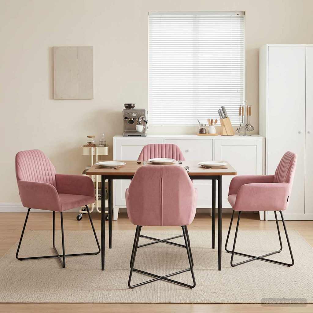 Esszimmerstühle 4 Pcs Samt 55 X 50 X 84 Cm