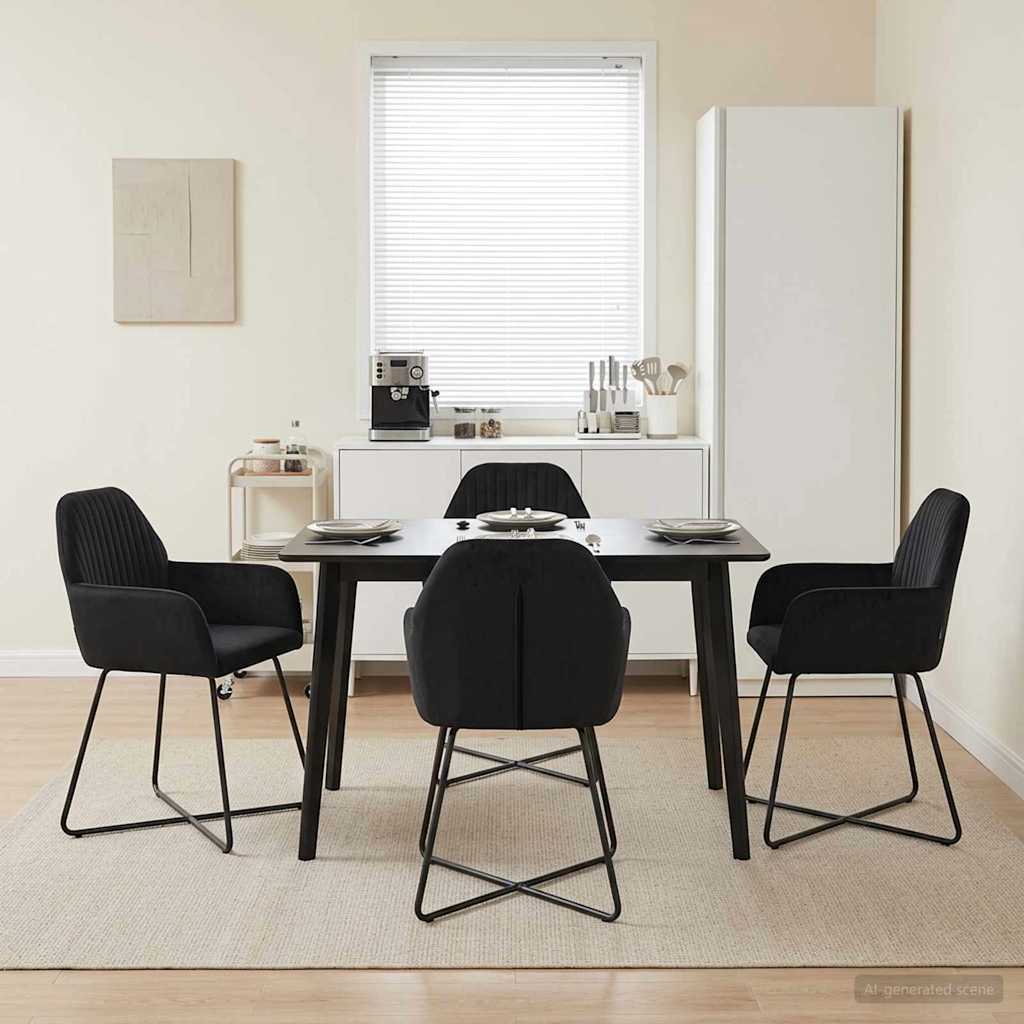 Esszimmerstühle 4 Pcs Samt 55 X 50 X 84 Cm