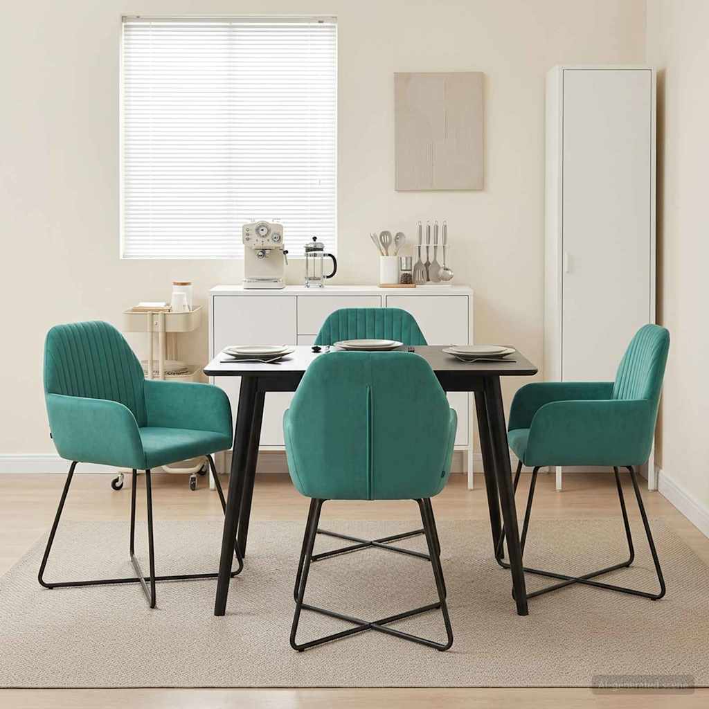 Esszimmerstühle 4 Pcs Samt 55 X 50 X 84 Cm
