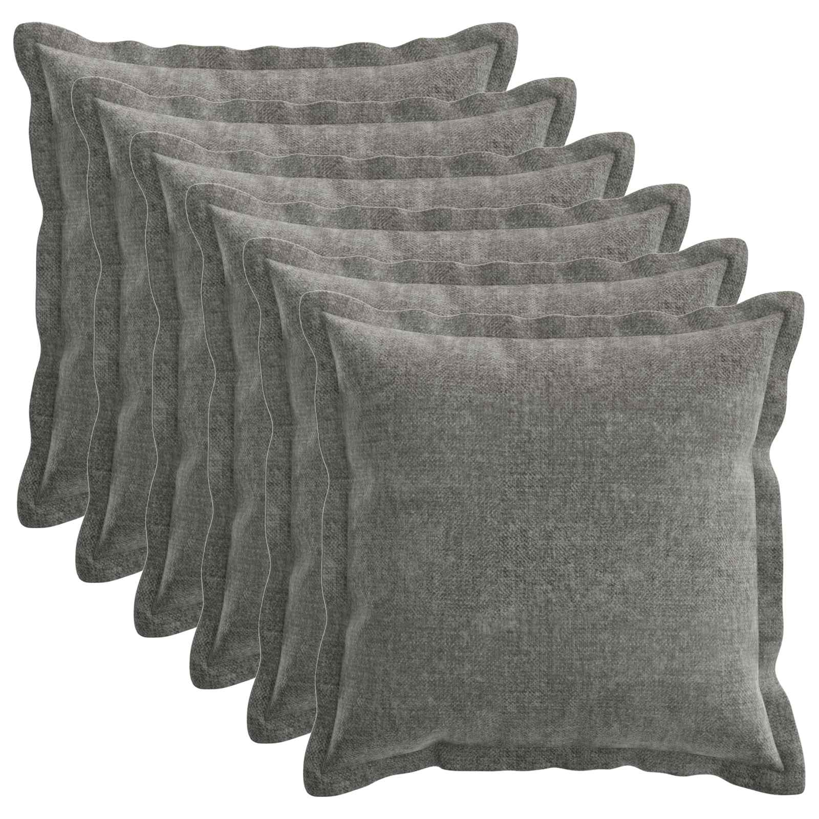 Kissenbezug 6 Pcs Houten Chenille-Stoff