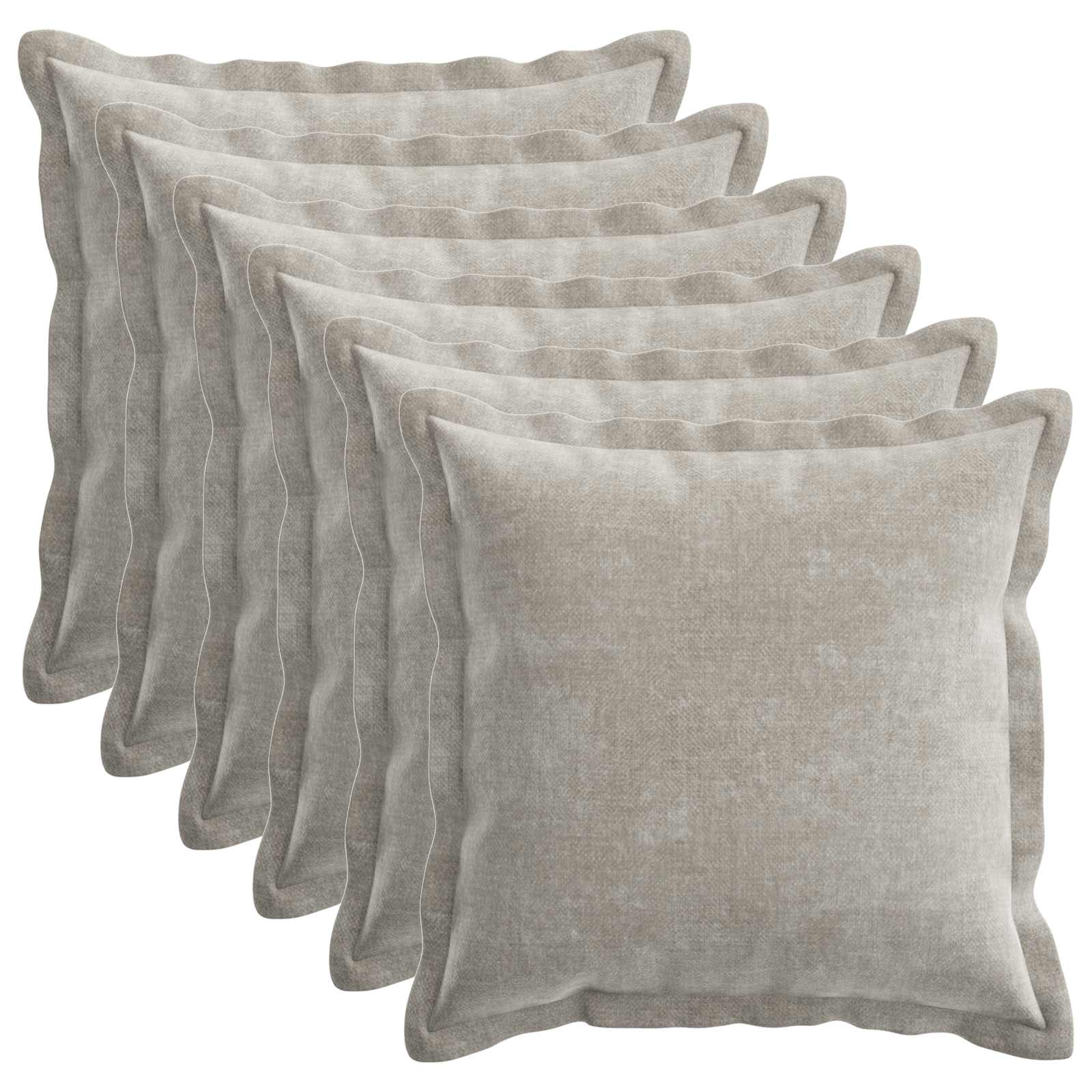 Kissenbezug 6 Pcs Houten Chenille-Stoff