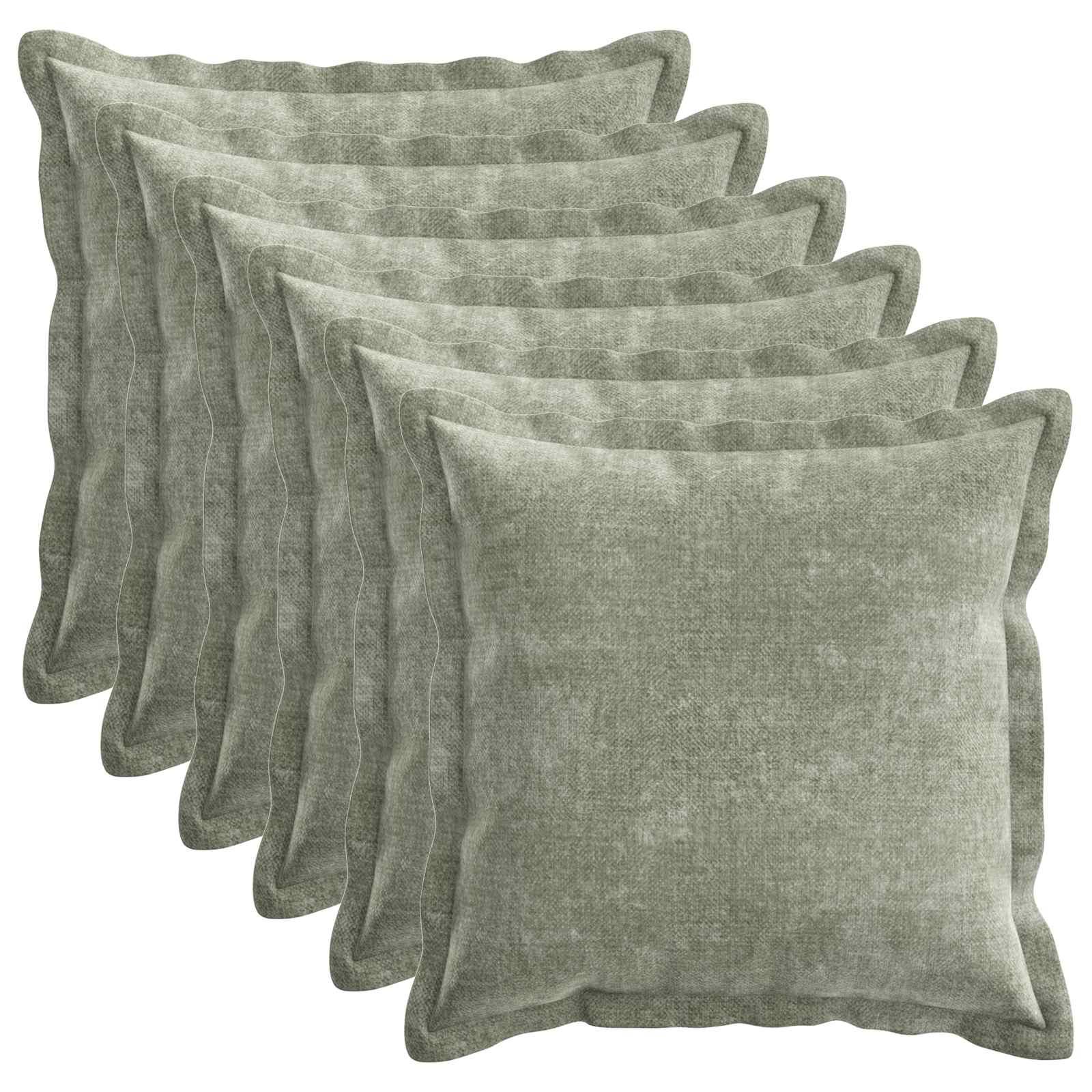 Kissenbezug 6 Pcs Houten Chenille-Stoff