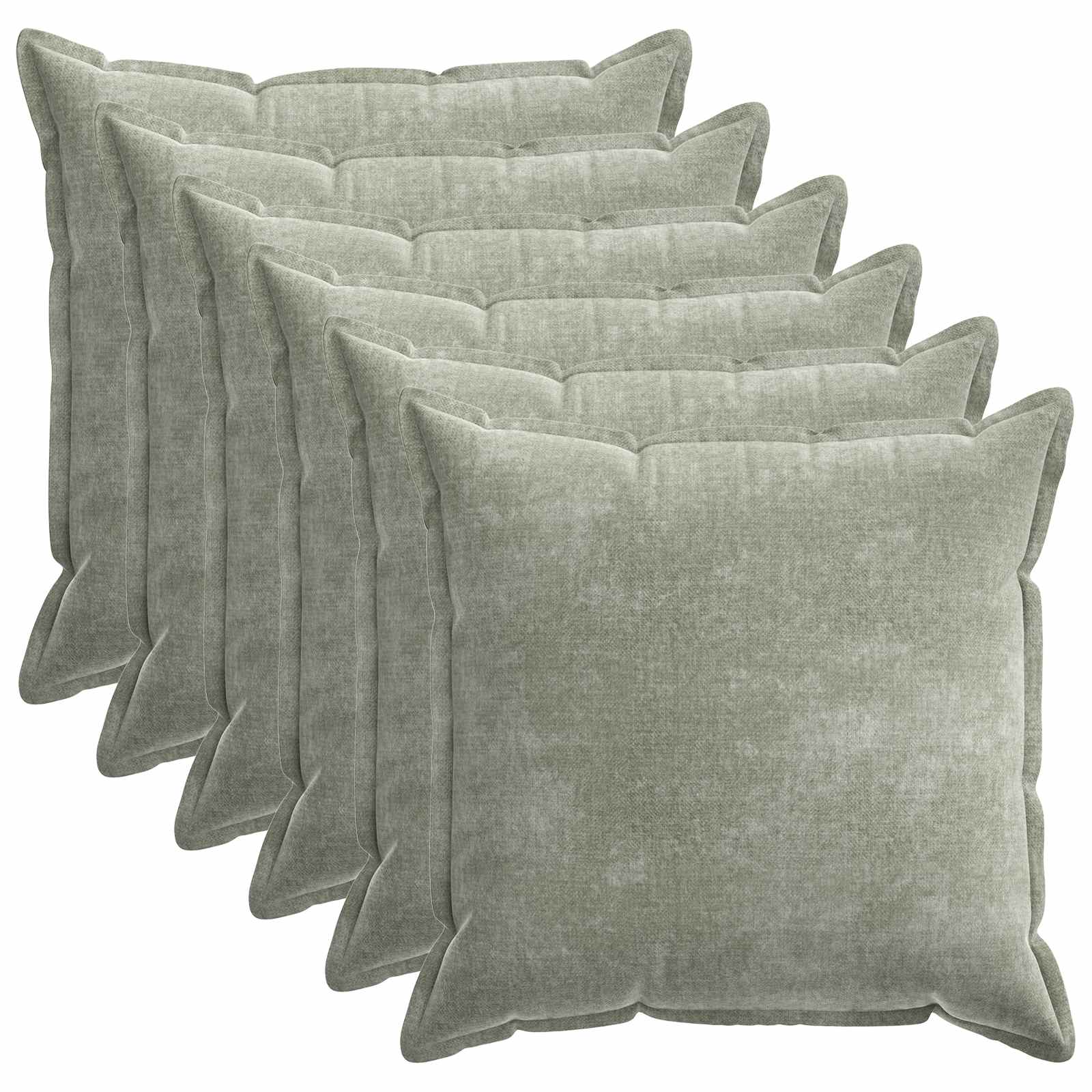 Kissenbezug 6 Pcs Houten Chenille-Stoff