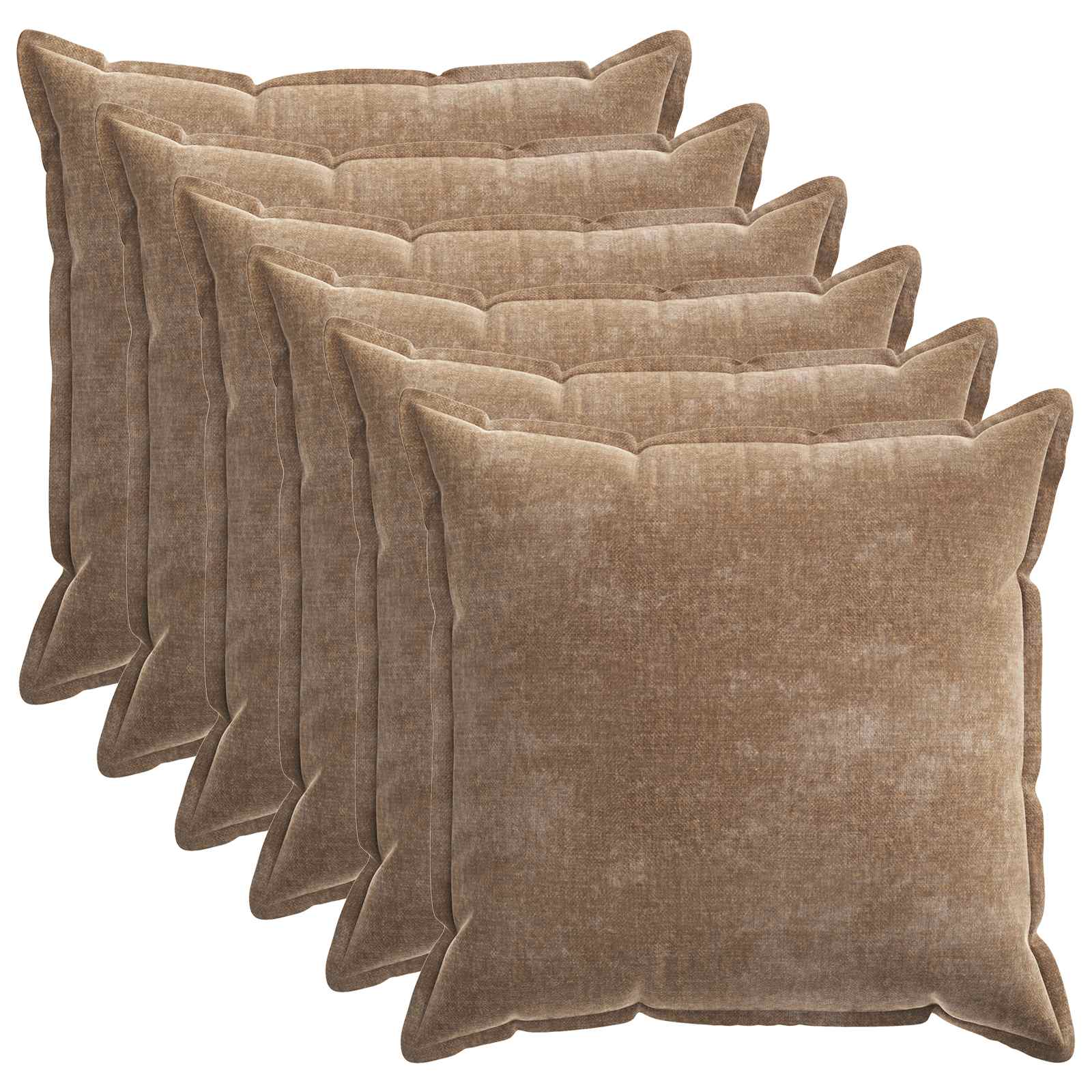 Kissenbezug 6 Pcs Houten Chenille-Stoff