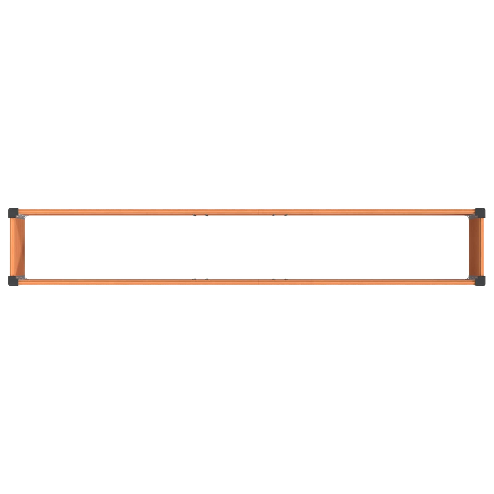 Hochbeet Braun 200 X 30 X 72 Cm Wpc Und Aluminium