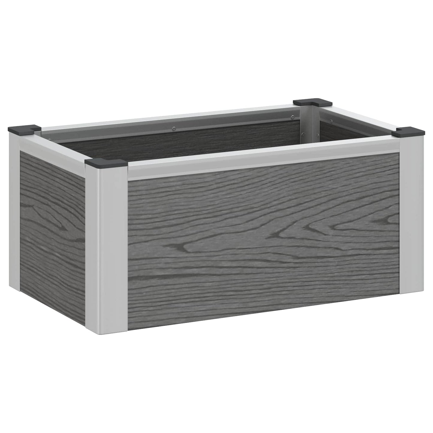Hochbeet Grau Wpc Und Aluminium