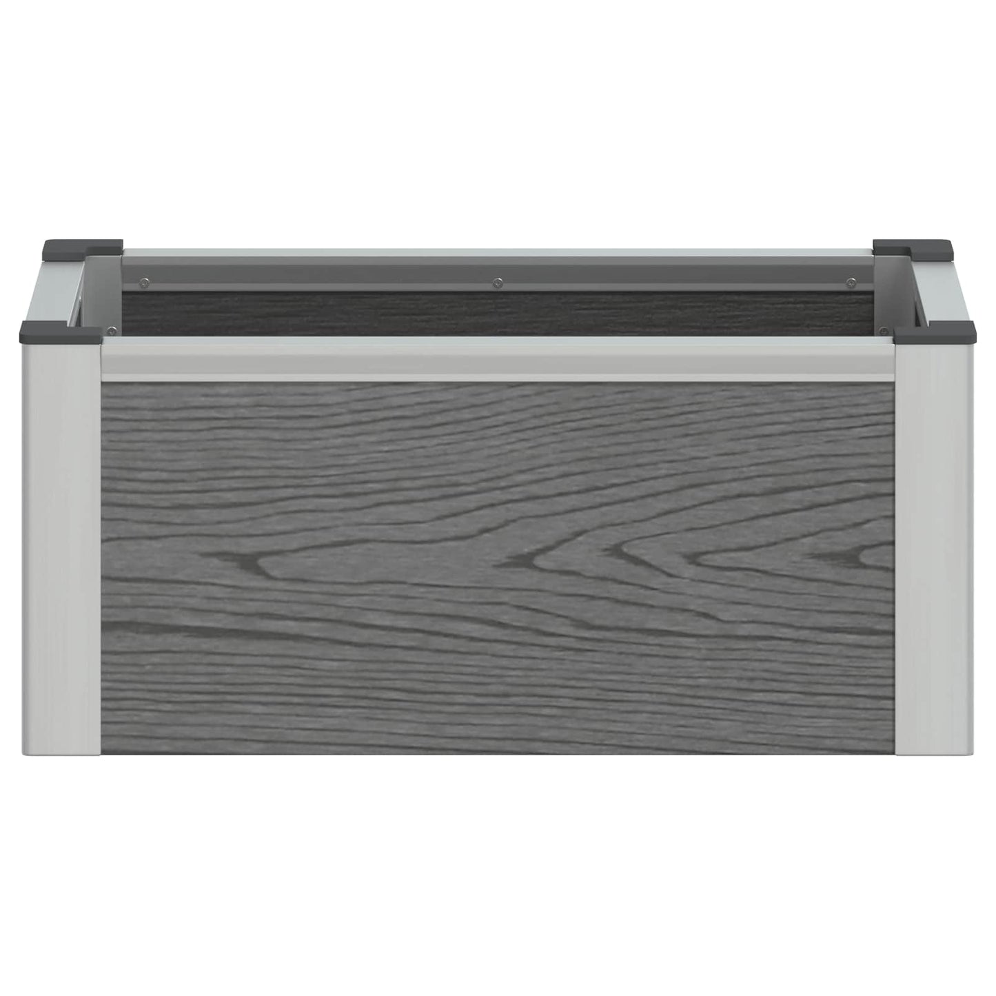 Hochbeet Grau Wpc Und Aluminium