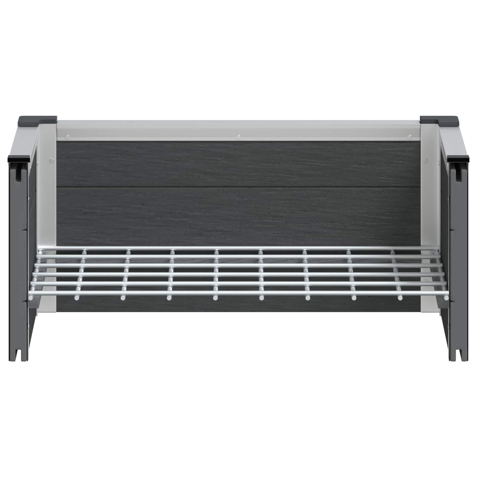 Hochbeet Grau Wpc Und Aluminium