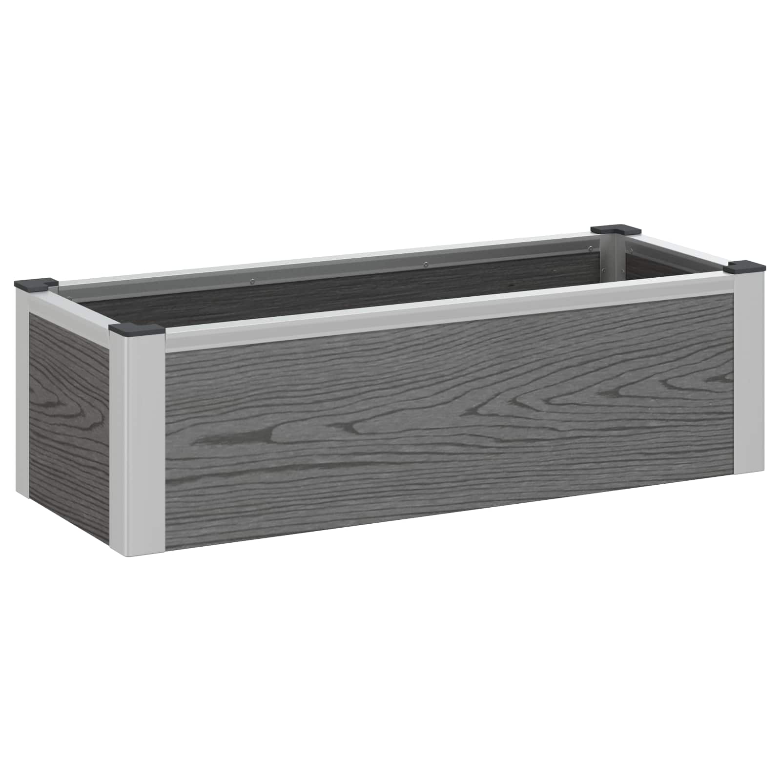 Hochbeet Grau Wpc Und Aluminium