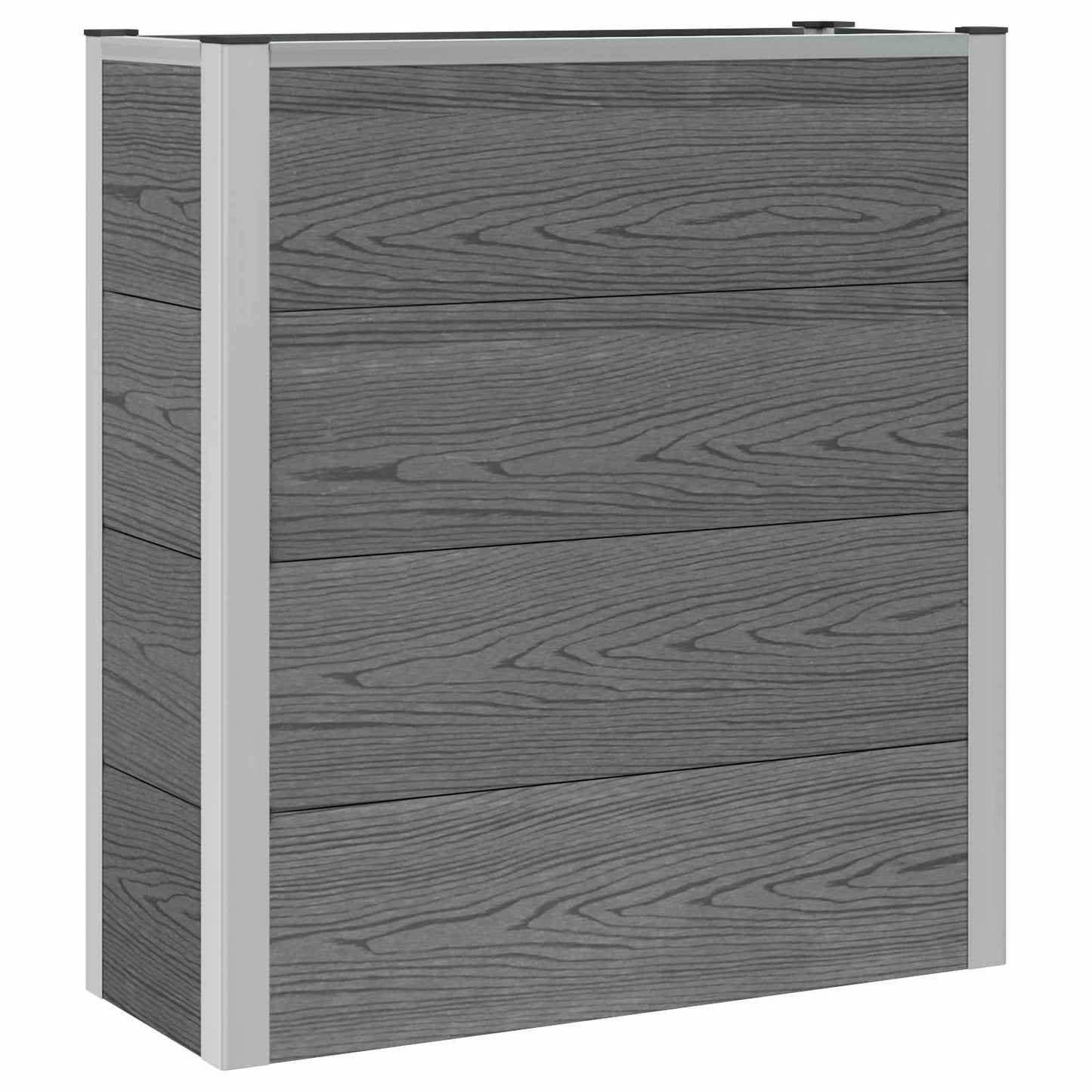 Hochbeet Grau Wpc Und Aluminium
