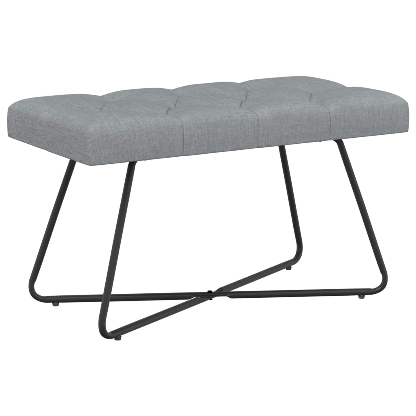 Bank Mit Knopfheftung 80 X 40 X 46 Cm Stoff