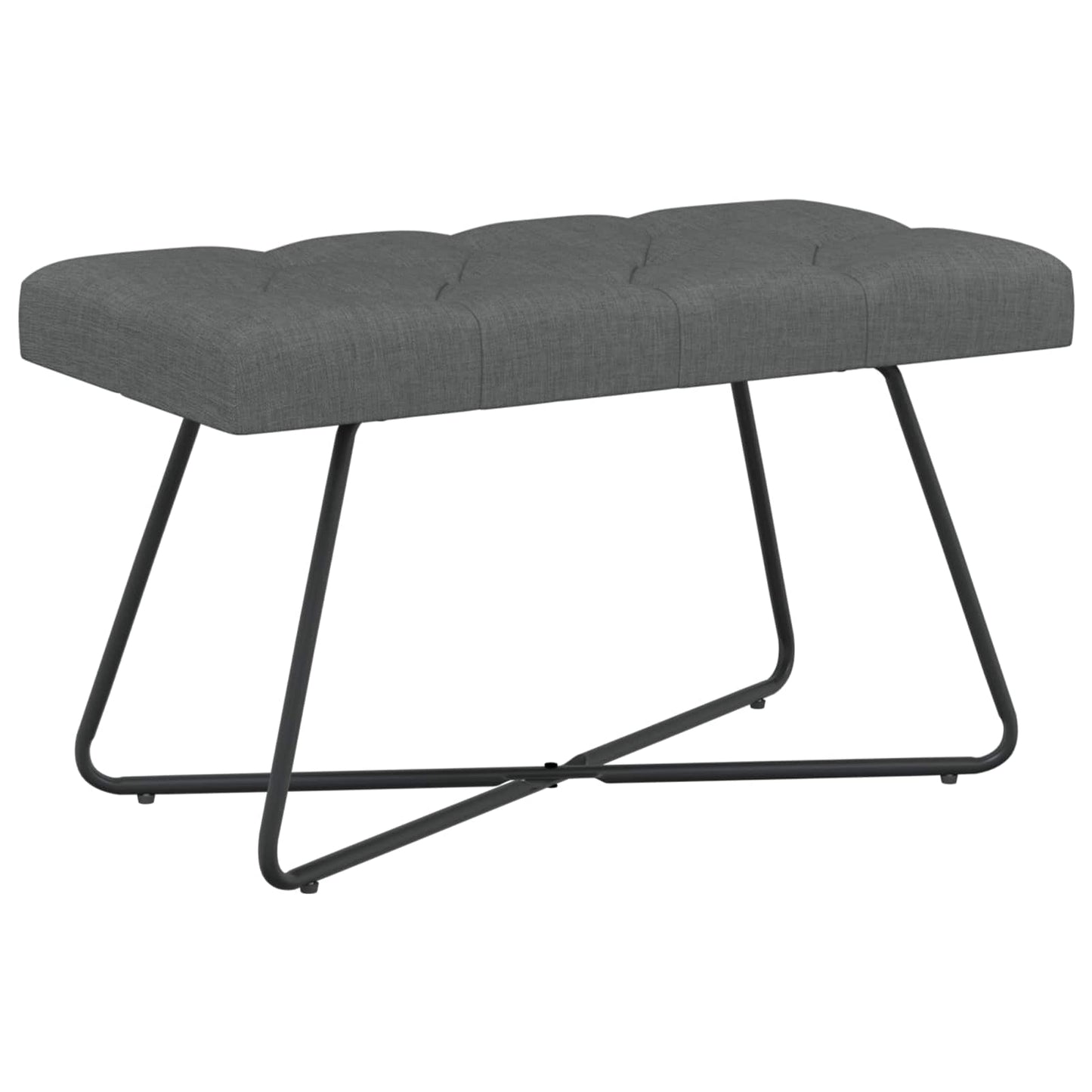 Bank Mit Knopfheftung 80 X 40 X 46 Cm Stoff