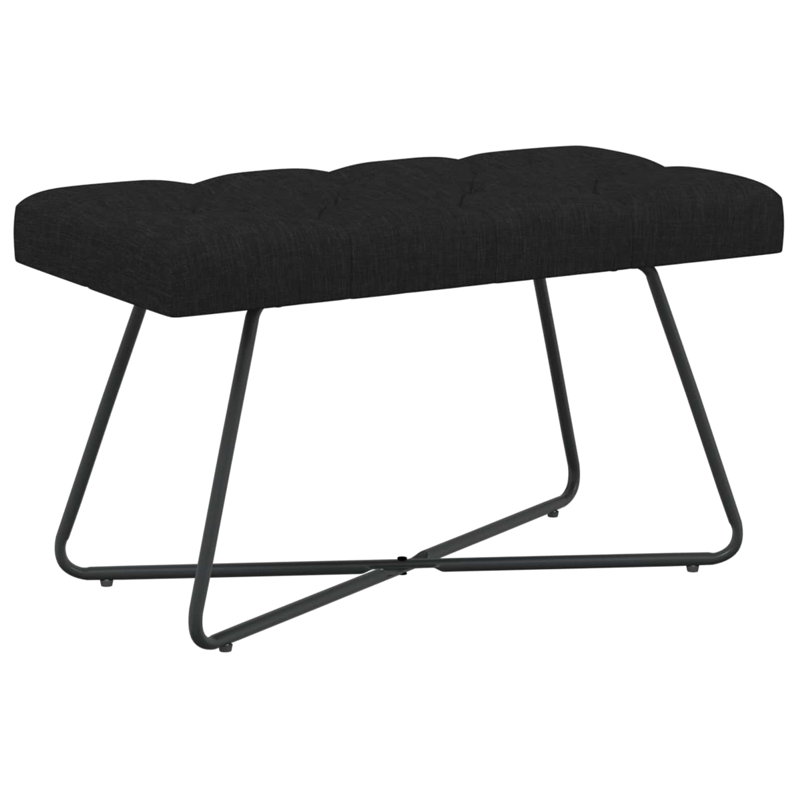 Bank Mit Knopfheftung 80 X 40 X 46 Cm Stoff