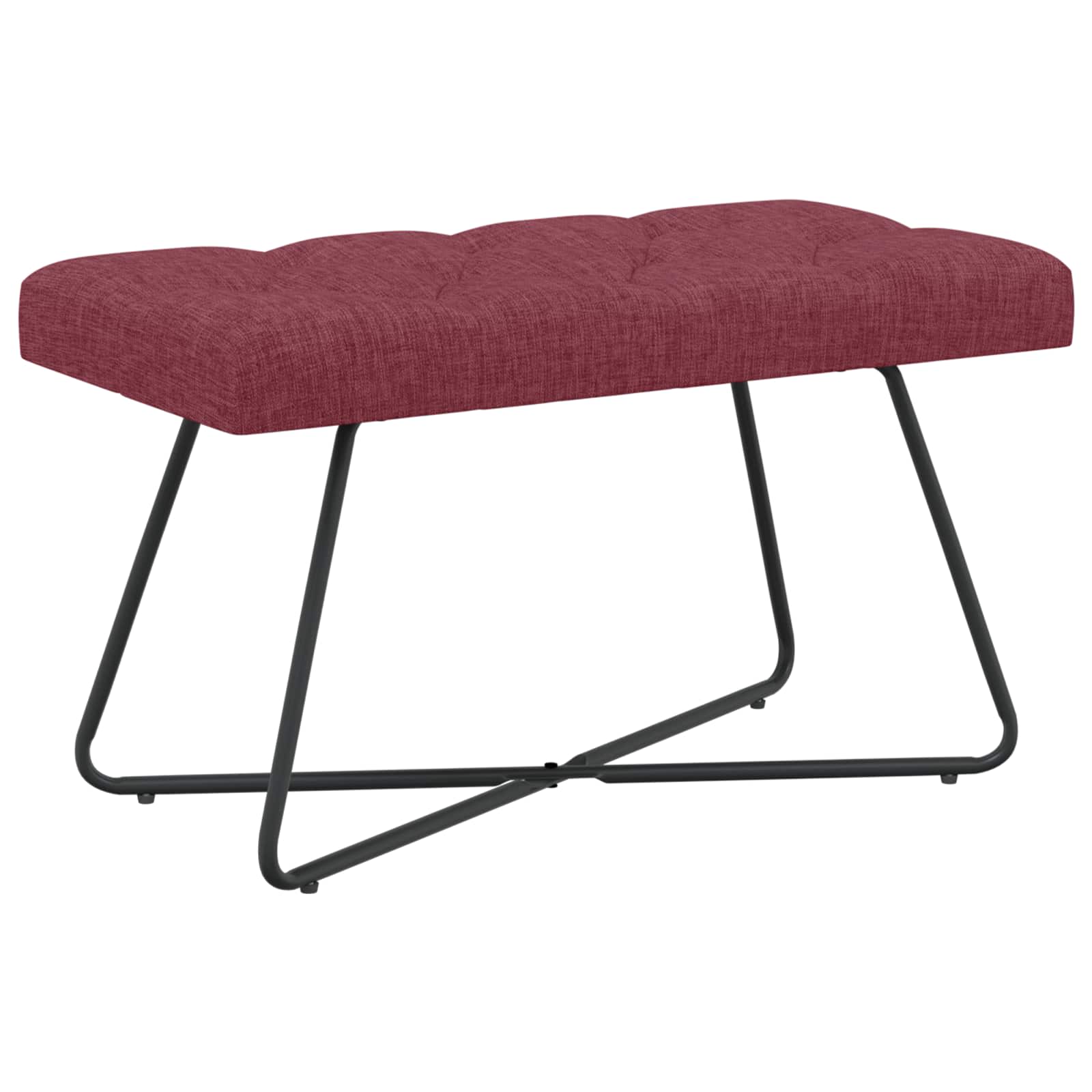 Bank Mit Knopfheftung 80 X 40 X 46 Cm Stoff