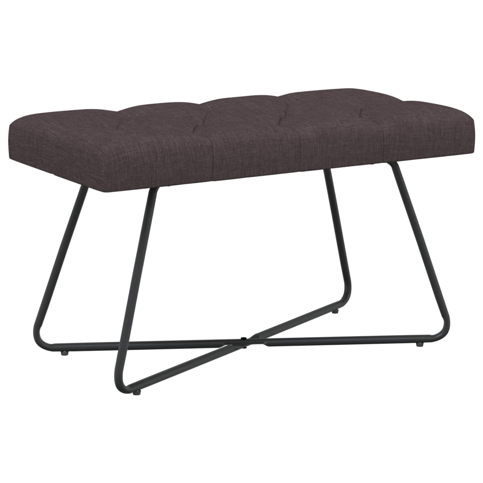 Bank Mit Knopfheftung 80 X 40 X 46 Cm Stoff