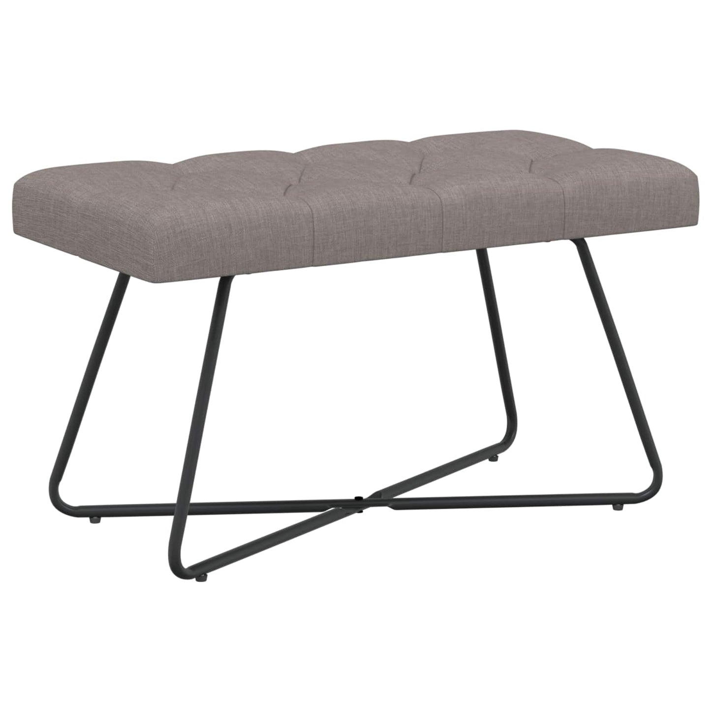 Bank Mit Knopfheftung 80 X 40 X 46 Cm Stoff
