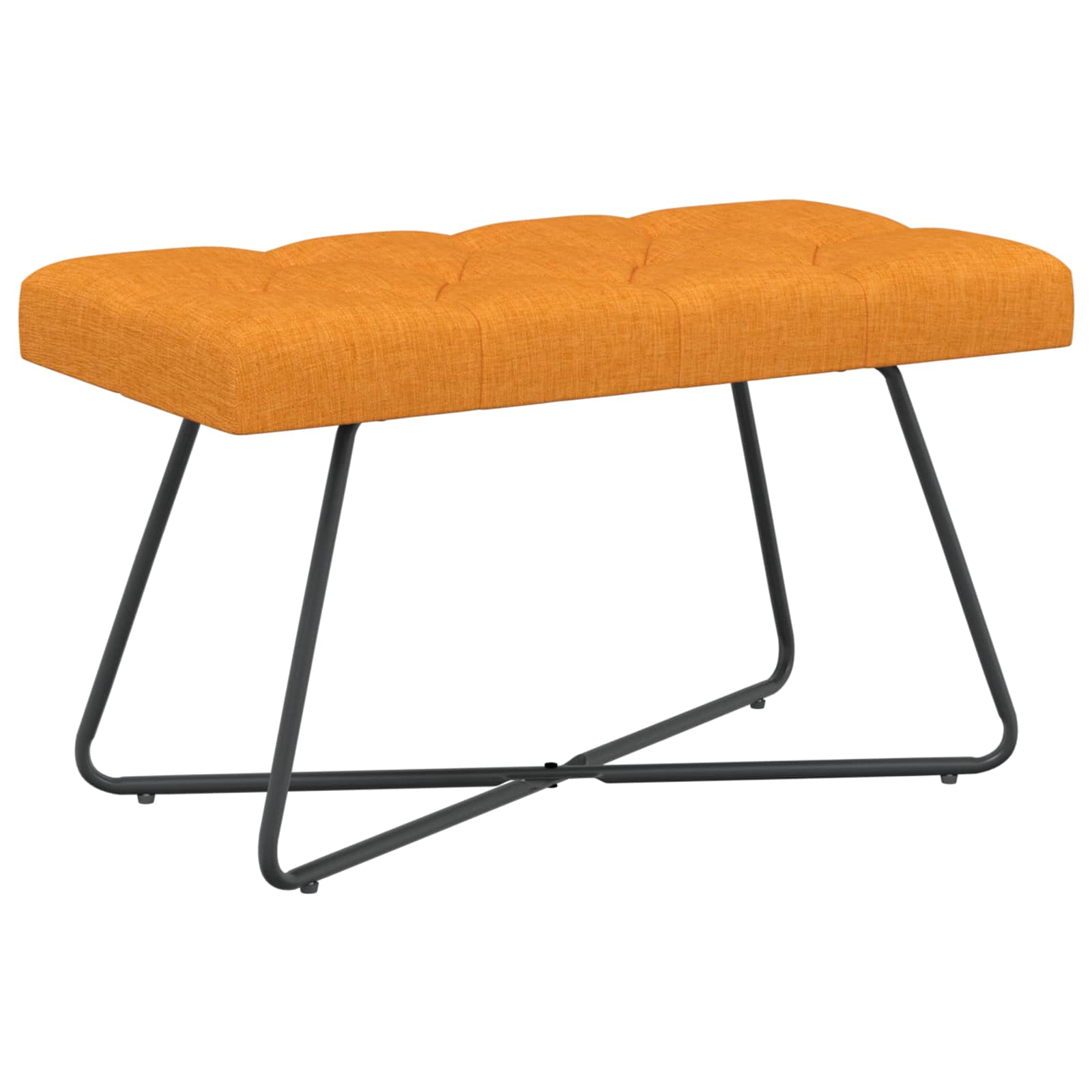 Bank Mit Knopfheftung 80 X 40 X 46 Cm Stoff
