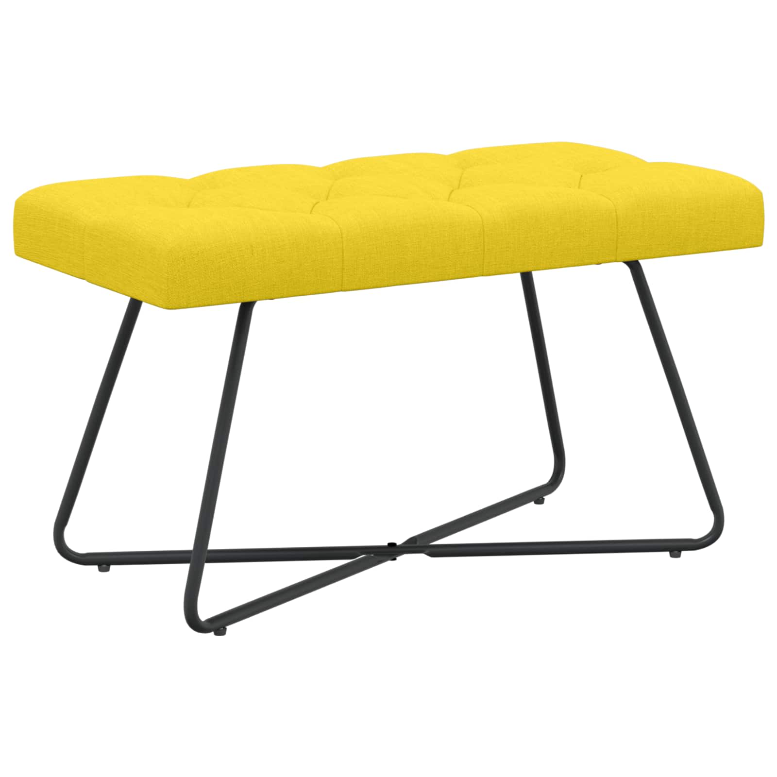 Bank Mit Knopfheftung 80 X 40 X 46 Cm Stoff