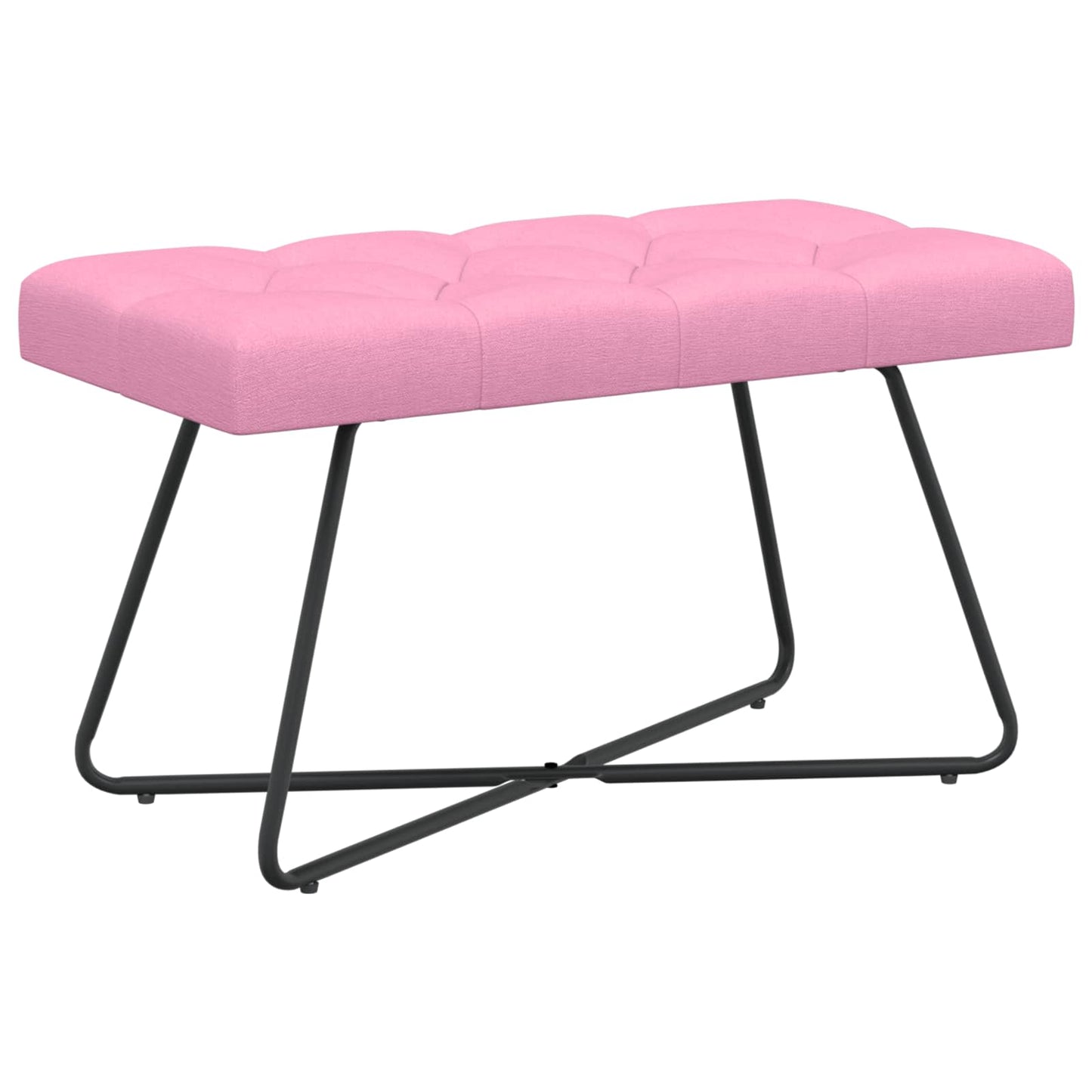 Bank Mit Knopfheftung 80 X 40 X 46 Cm Stoff