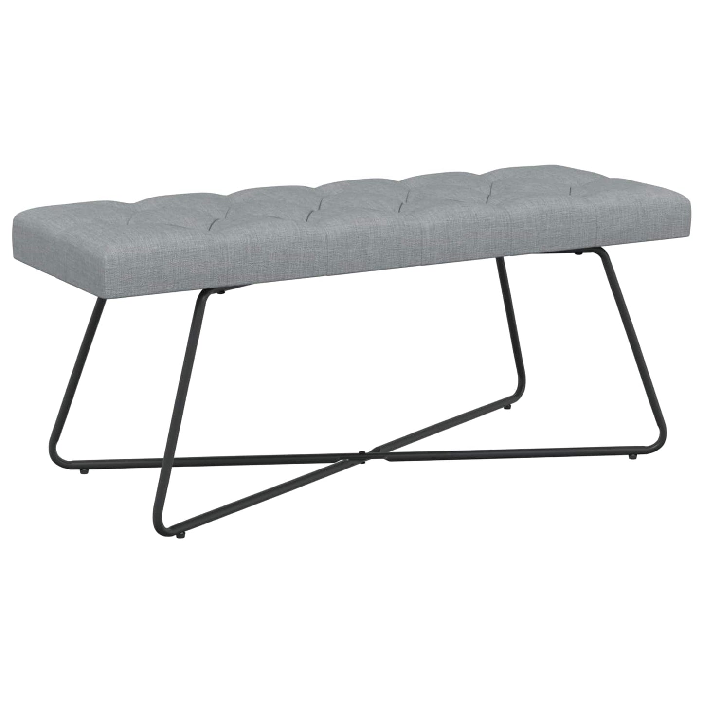 Bank Mit Knopfheftung 80 X 40 X 46 Cm Stoff