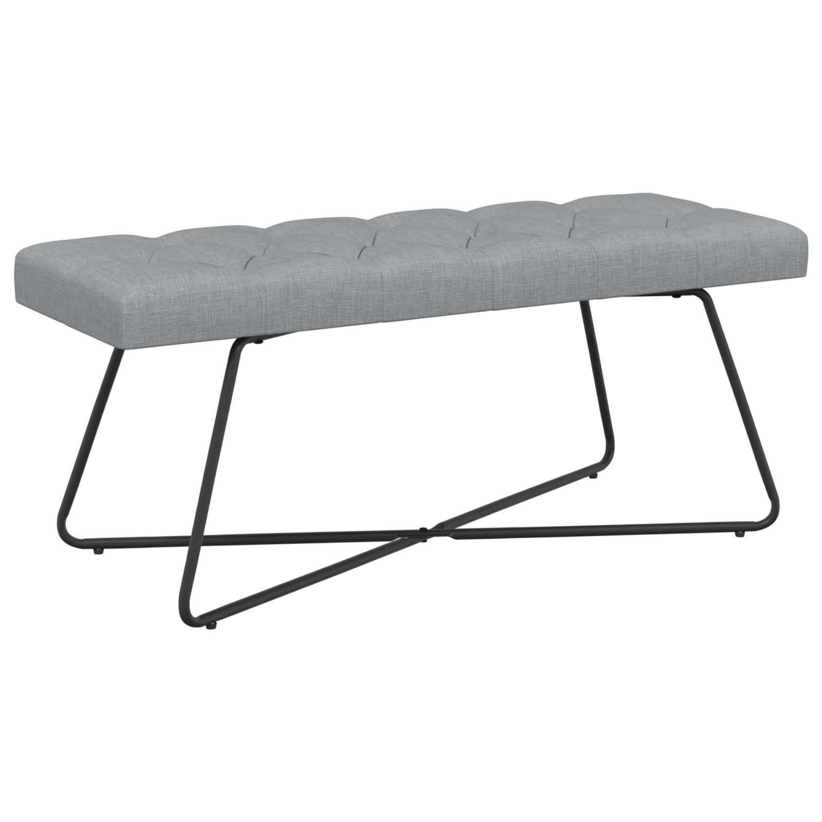 Bank Mit Knopfheftung 80 X 40 X 46 Cm Stoff