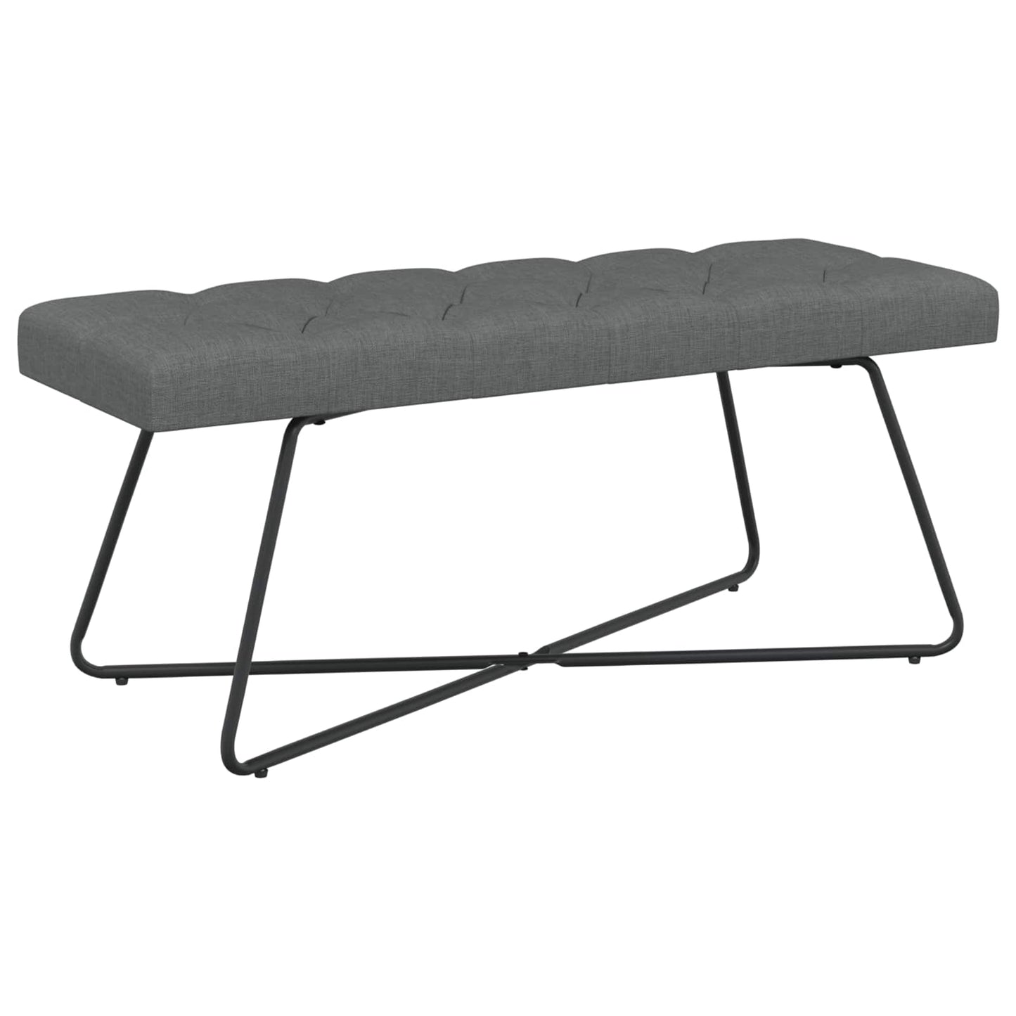 Bank Mit Knopfheftung 80 X 40 X 46 Cm Stoff