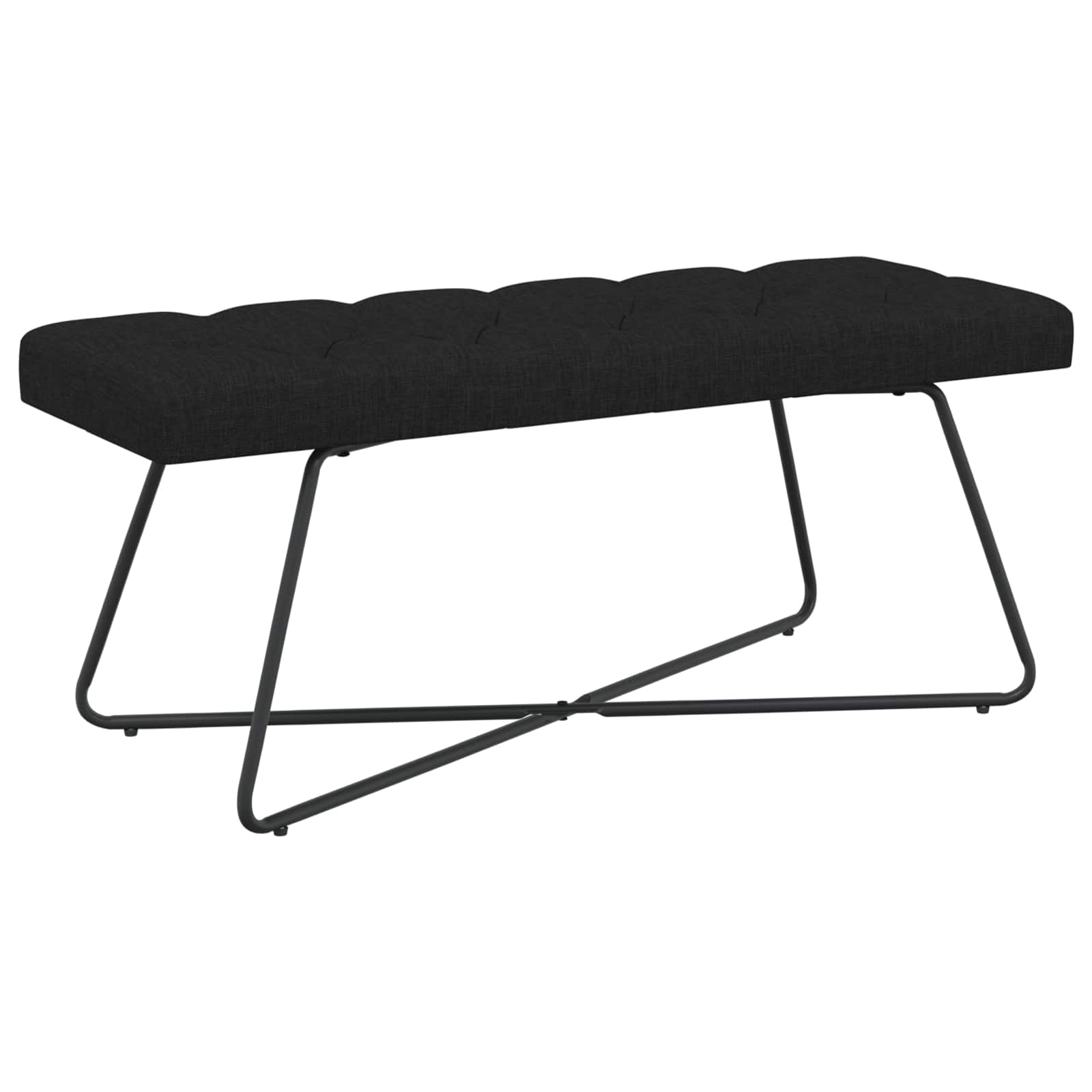 Bank Mit Knopfheftung 80 X 40 X 46 Cm Stoff