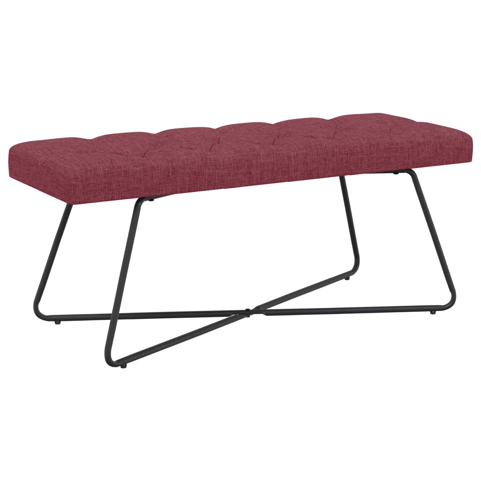 Bank Mit Knopfheftung 80 X 40 X 46 Cm Stoff