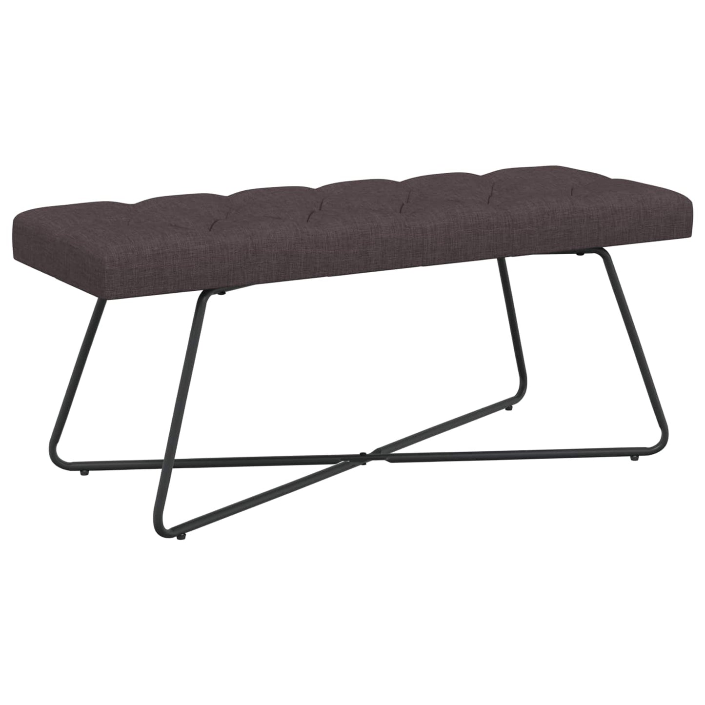 Bank Mit Knopfheftung 80 X 40 X 46 Cm Stoff