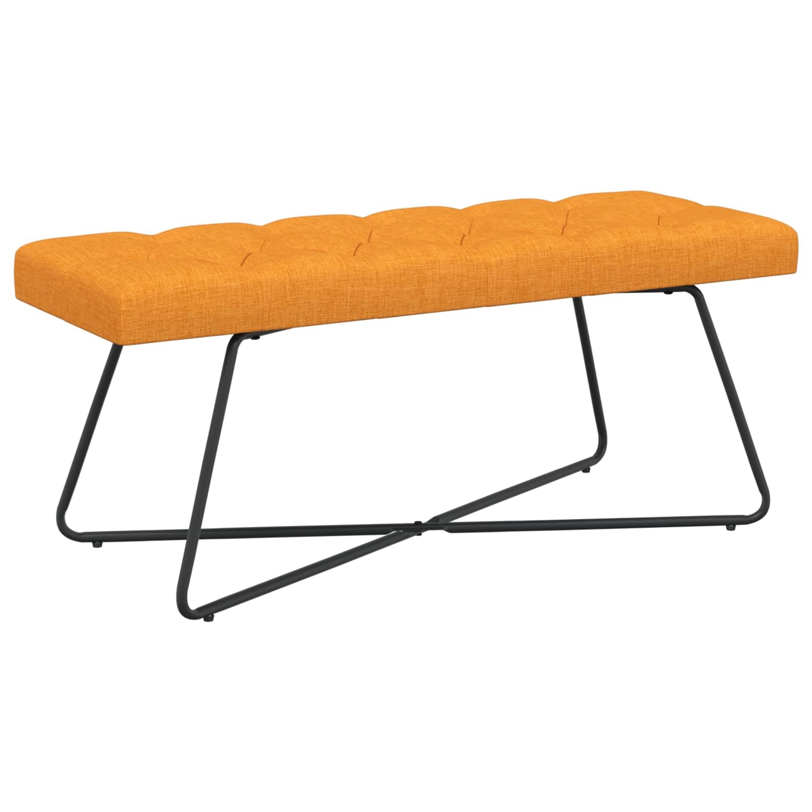 Bank Mit Knopfheftung 80 X 40 X 46 Cm Stoff