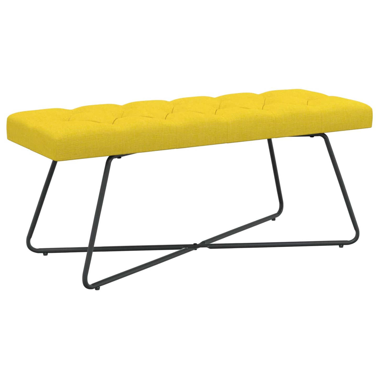 Bank Mit Knopfheftung 80 X 40 X 46 Cm Stoff