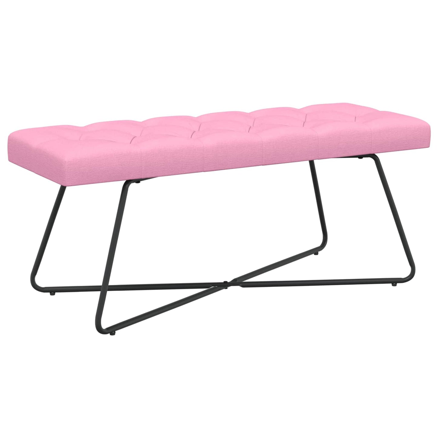 Bank Mit Knopfheftung 80 X 40 X 46 Cm Stoff