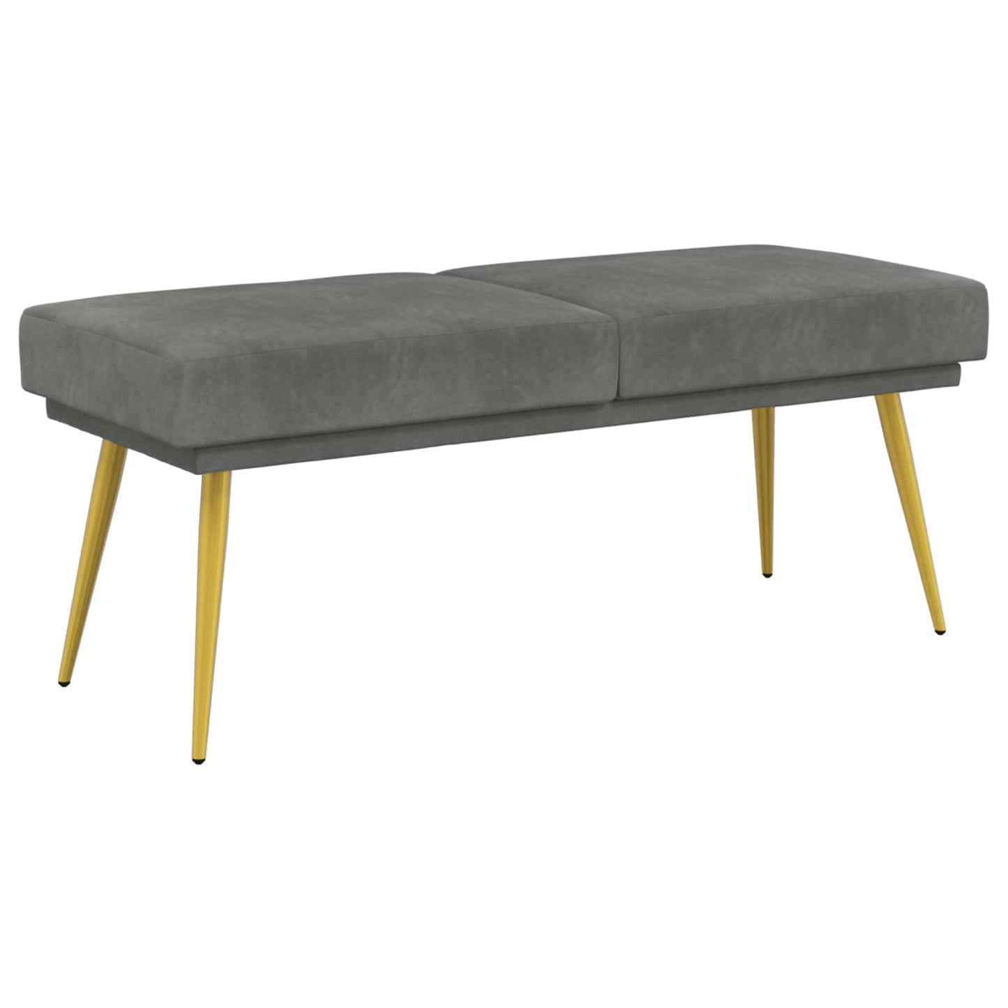 Doppellagige Bank 120 X 45 X 46 Cm Samt