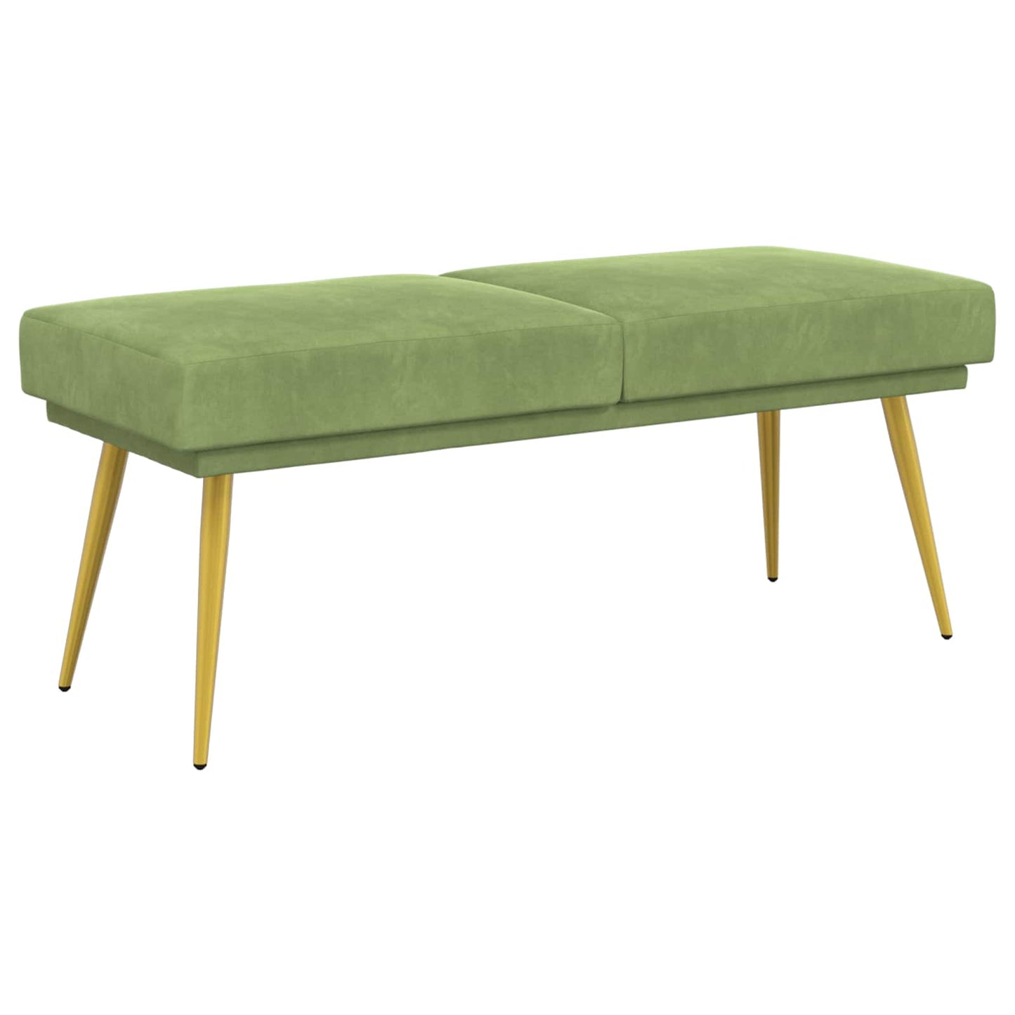 Doppellagige Bank 120 X 45 X 46 Cm Samt