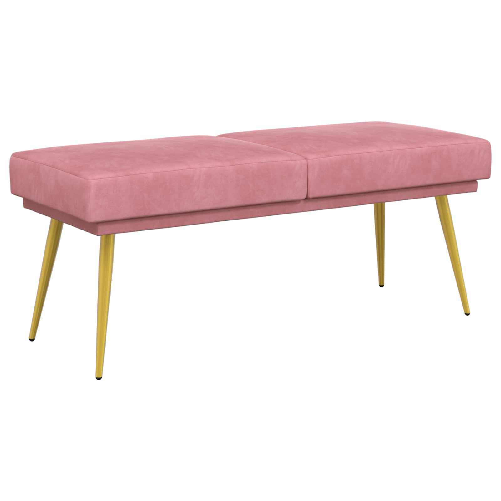 Doppellagige Bank 120 X 45 X 46 Cm Samt