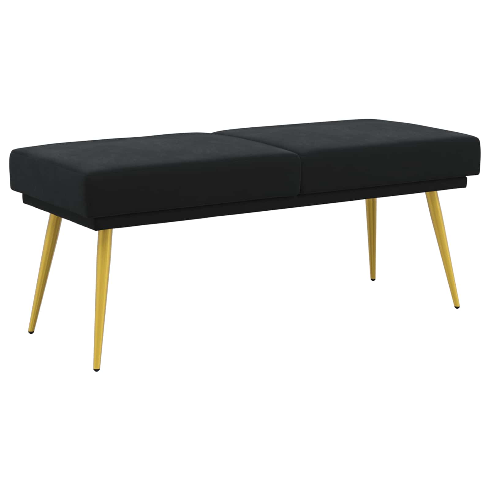 Doppellagige Bank 120 X 45 X 46 Cm Samt